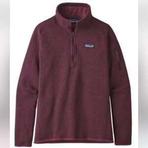 Patagonia Maroon Half-Zip Fleece